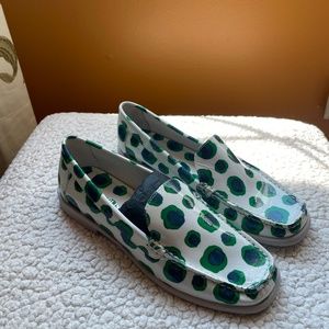 Funky leather loafers!